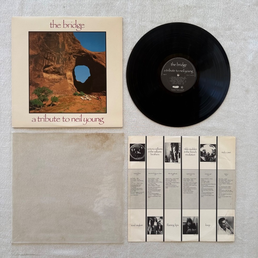 The Bridge - A Tribute To Neil Young Vinyl LP 1989 Indie Alt Compilation Pixies